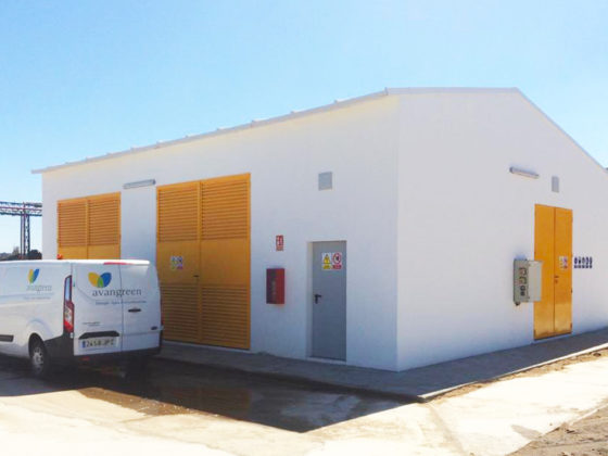 electrical building for ENCE at its biomass plant