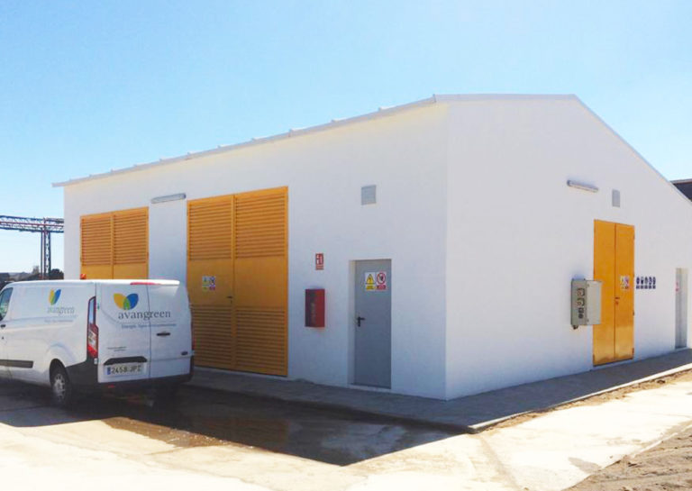 electrical building for ENCE at its biomass plant